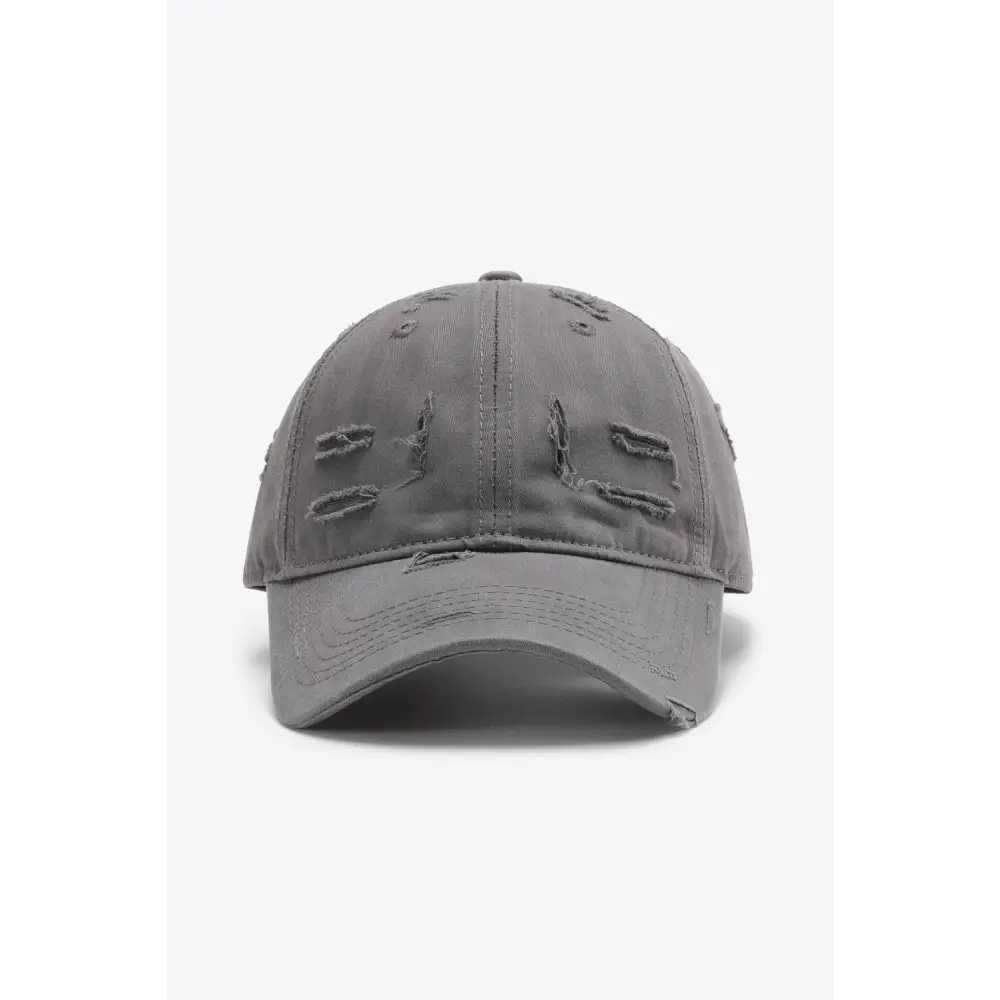 Distressed Adjustable Baseball Cap