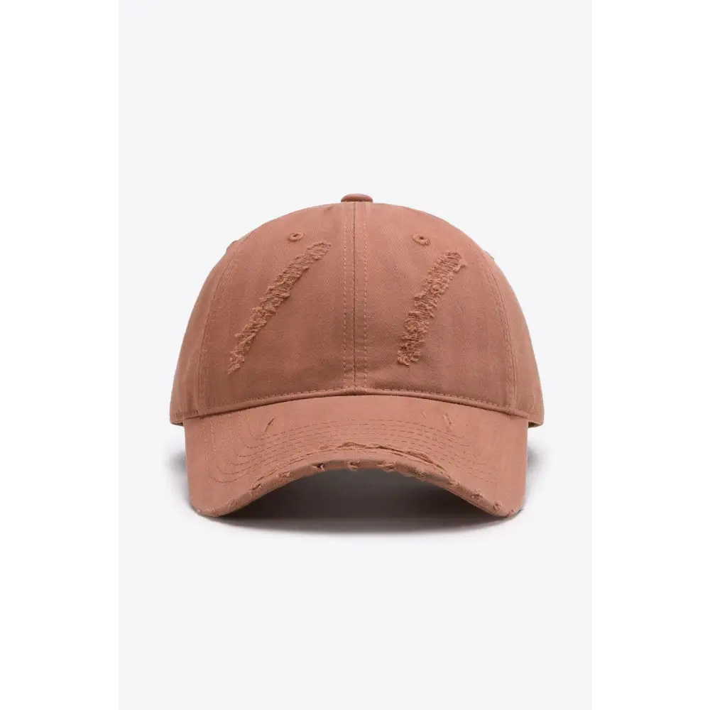 Distressed Adjustable Baseball Cap