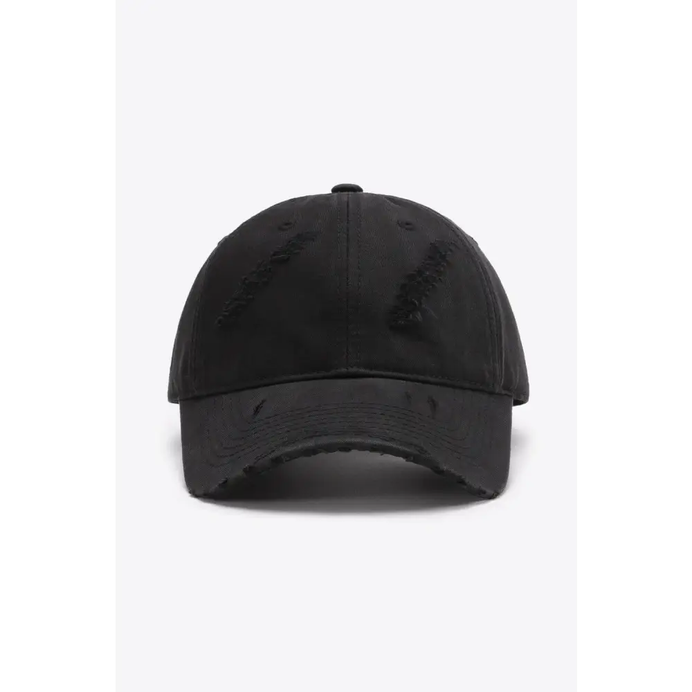 Distressed Adjustable Baseball Cap