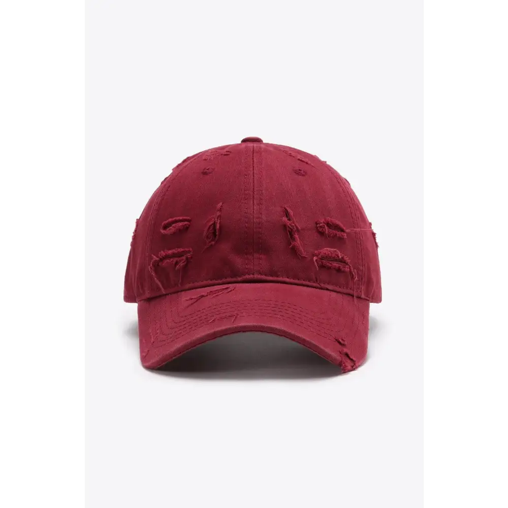 Distressed Adjustable Baseball Cap