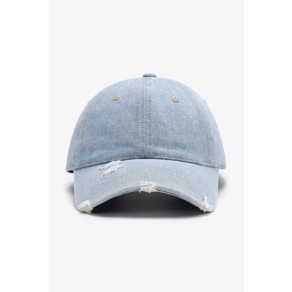 Distressed Adjustable Baseball Cap