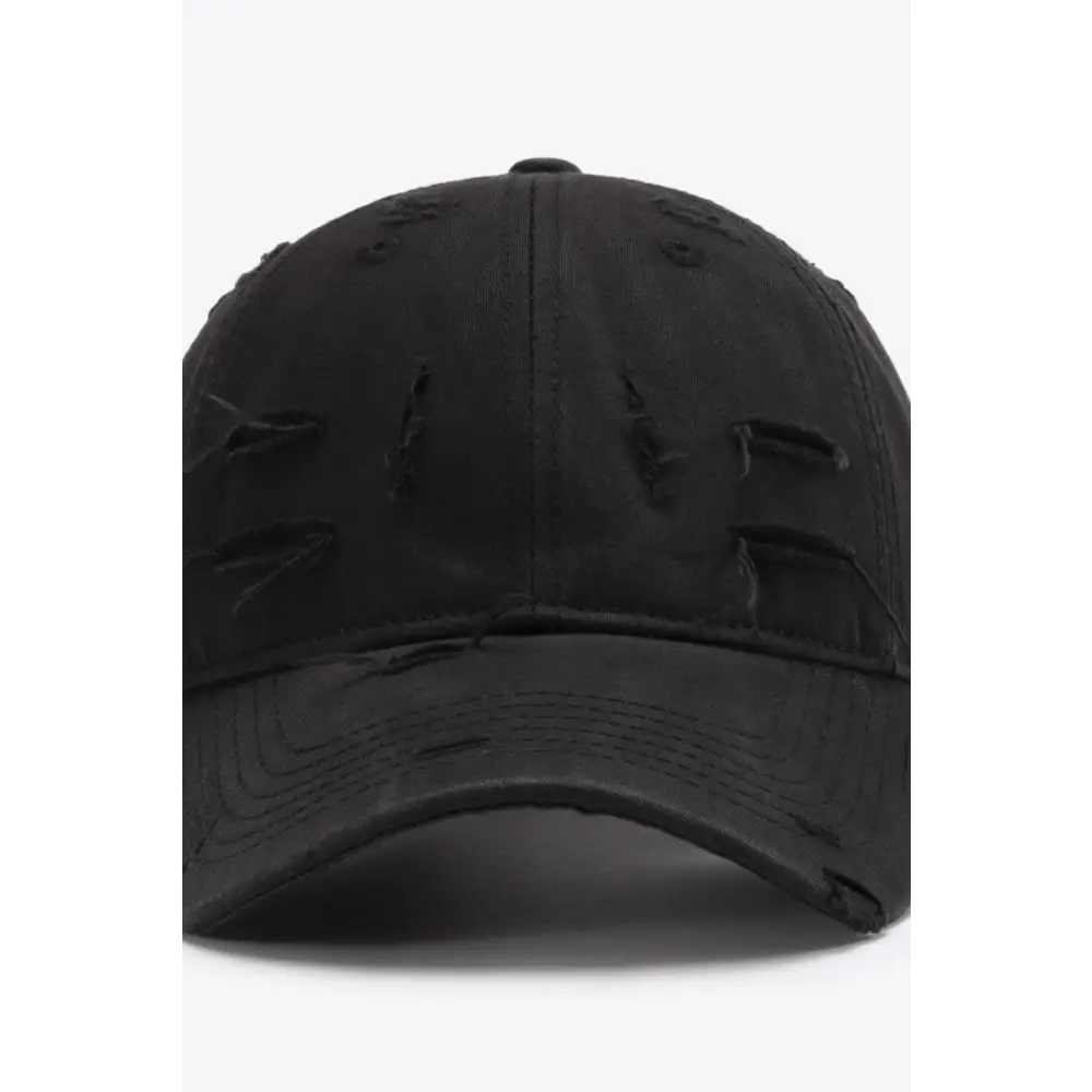 Distressed Adjustable Baseball Cap