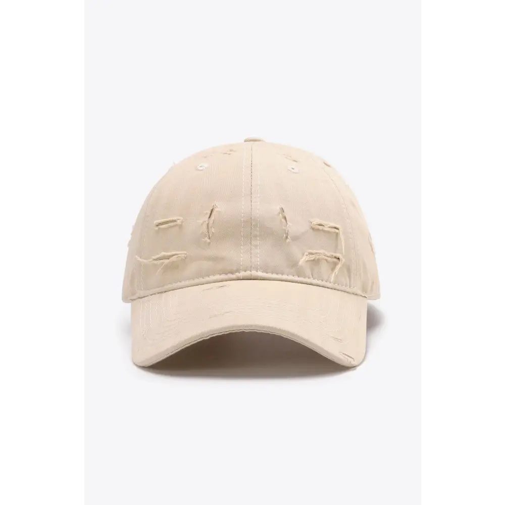 Distressed Adjustable Baseball Cap