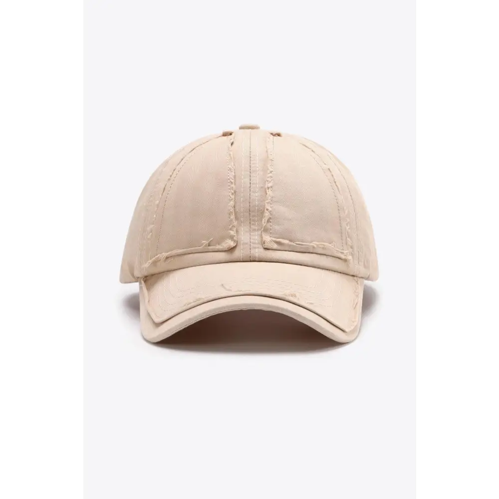 Distressed Adjustable Baseball Cap