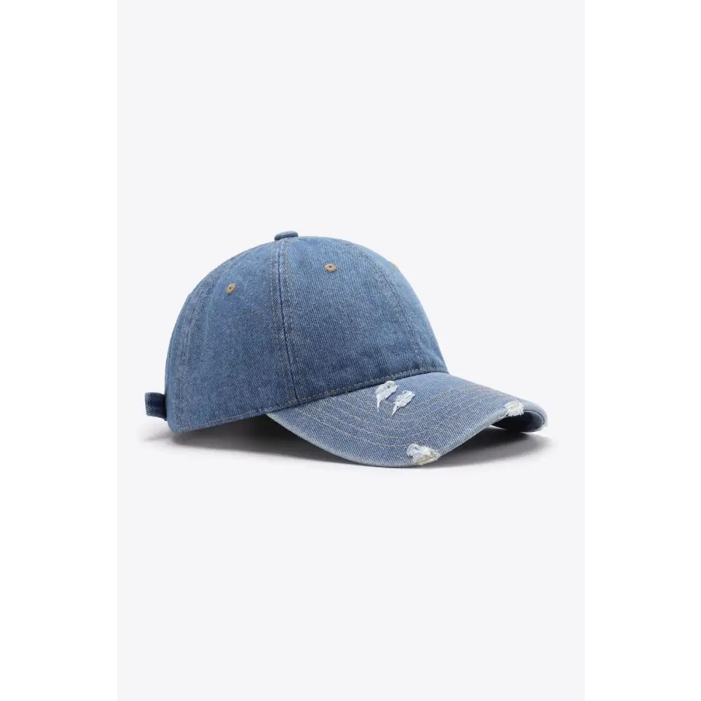 Distressed Adjustable Baseball Cap