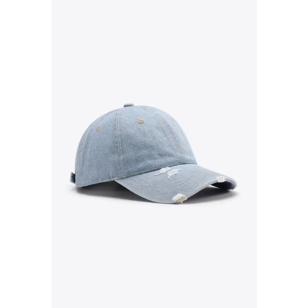 Distressed Adjustable Baseball Cap