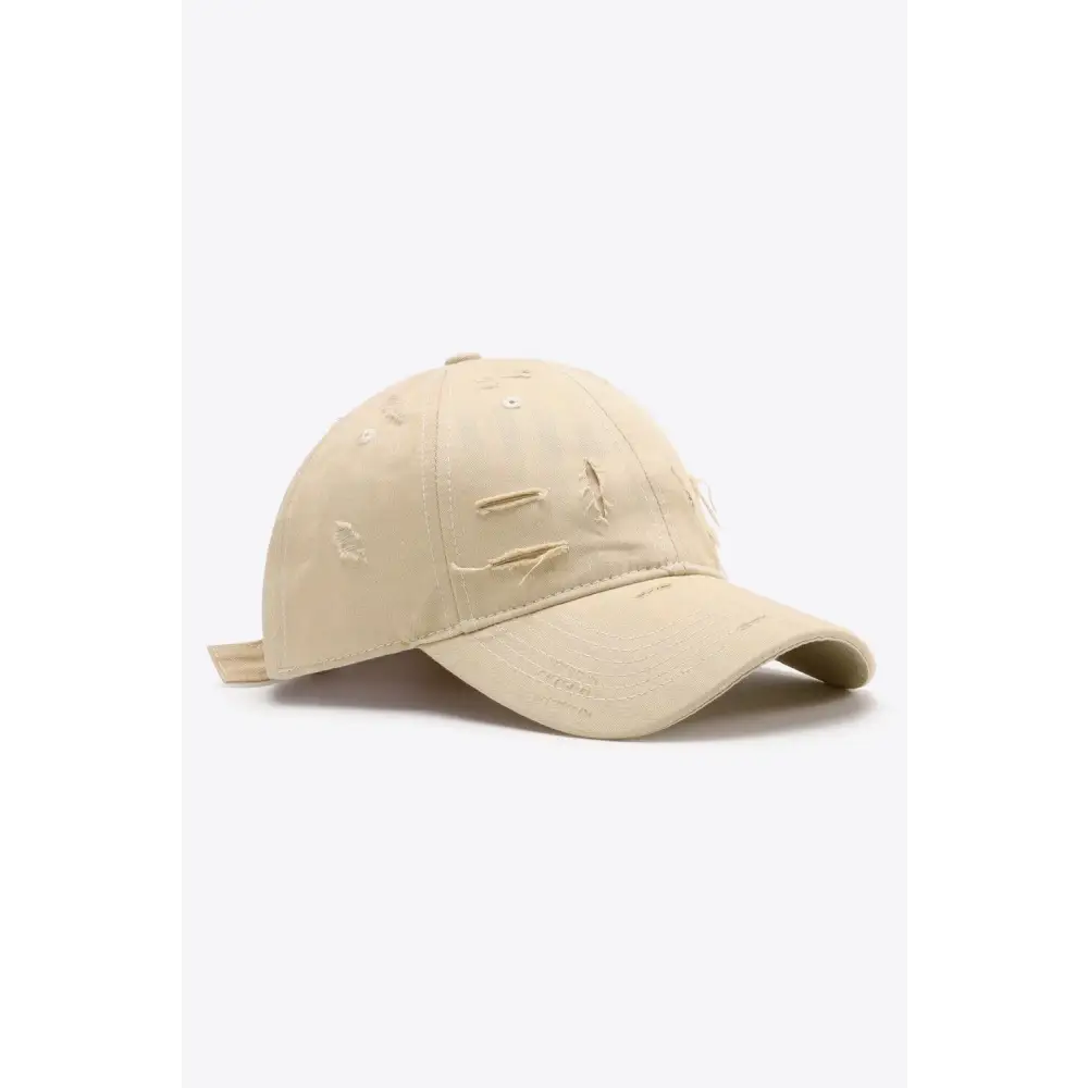 Distressed Adjustable Baseball Cap