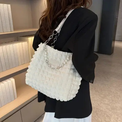 Dreamy Cloud Puffy Polyester Tote Bag