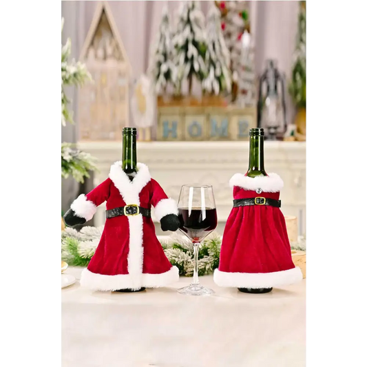 Christmas Dress Wine Bottle Covers - CM Fashion