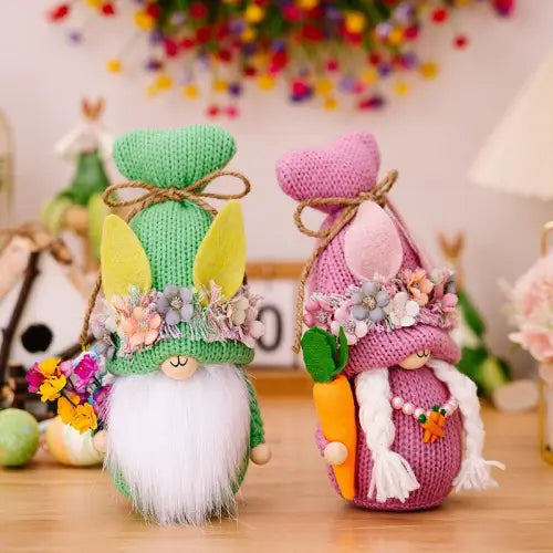 Easter Knit Faceless Doll and Gnome Collection