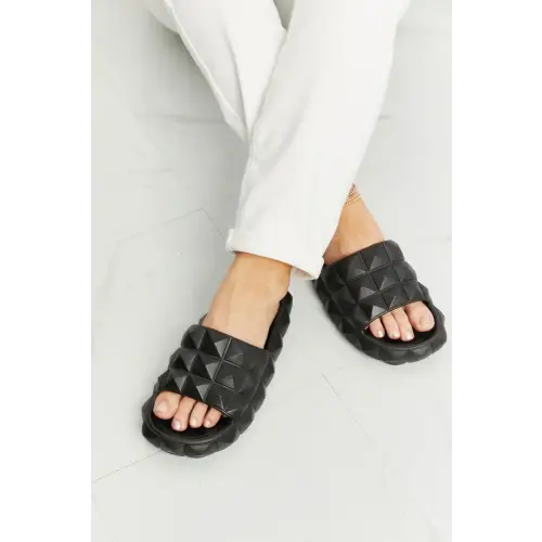 Legend Let's Chill 3D Stud Slide Sandal - CM Fashion