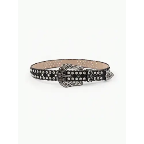 PU Leather Skull Belt - CM Fashion