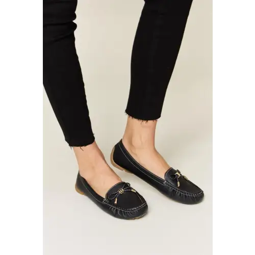 Forever Link Slip On Bow Flats Loafers - CM Fashion