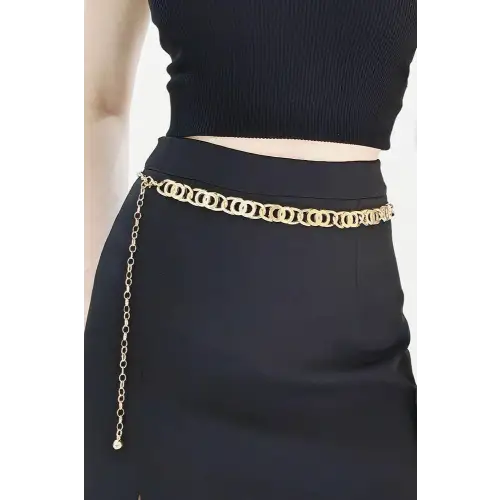 Alloy Lobster Clasp Belt - CM Fashion