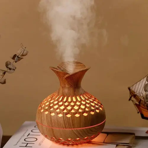 Wood Vase Ultrasonic Diffuser