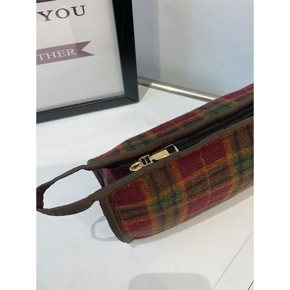 Elevate Your Style with the Original Contrast Plaid Clutch Bag