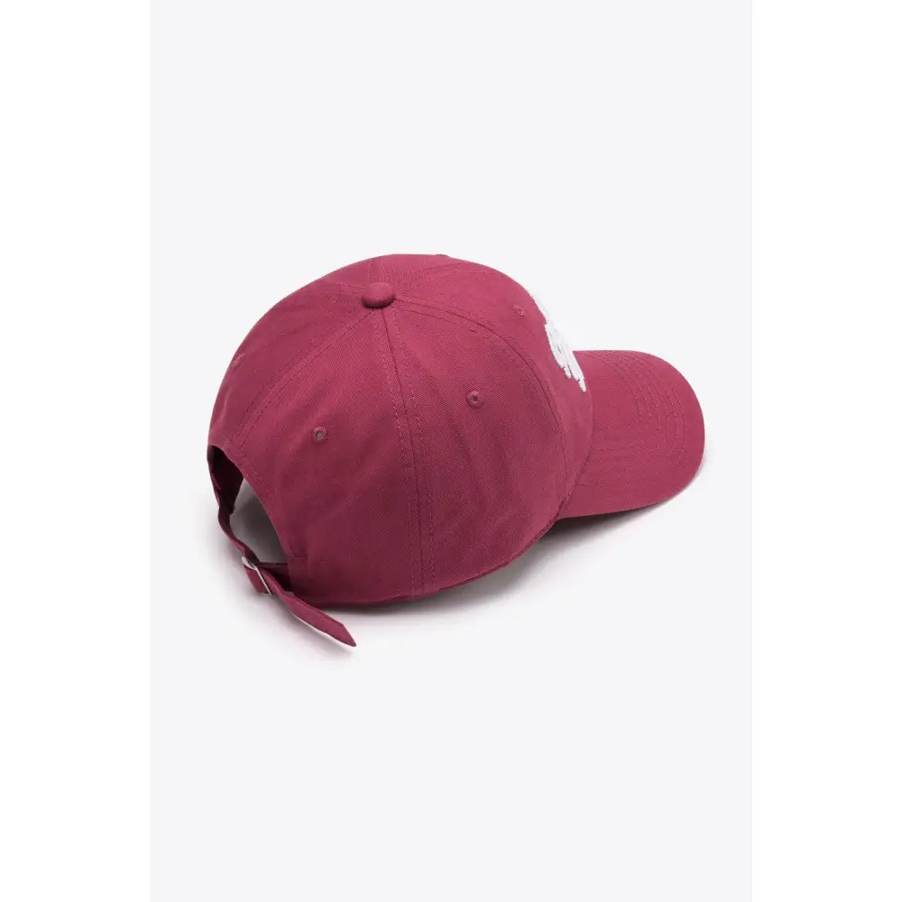 Embroidered Graphic Adjustable Baseball Cap