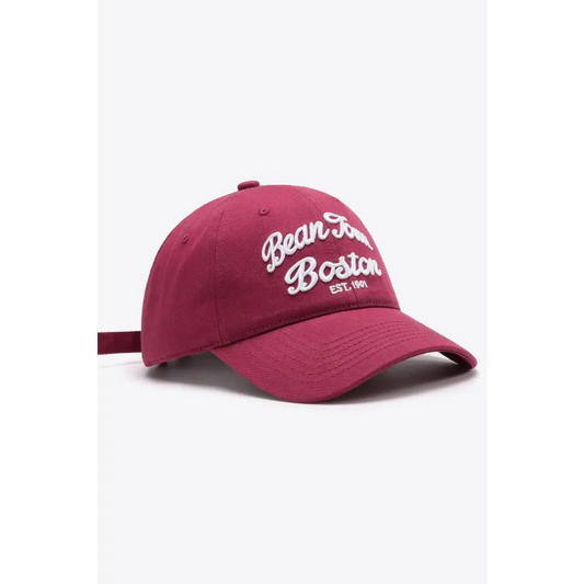 Embroidered Graphic Adjustable Baseball Cap - CM Fashion