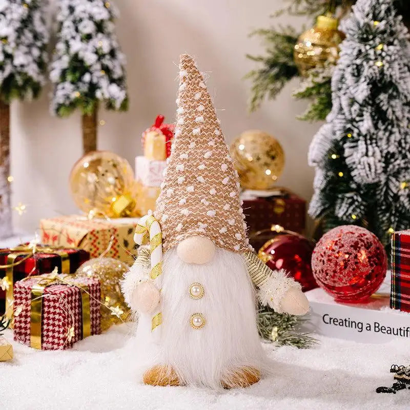 Enchanting Light-Up Faceless Gnome Figurines for Christmas Cheer