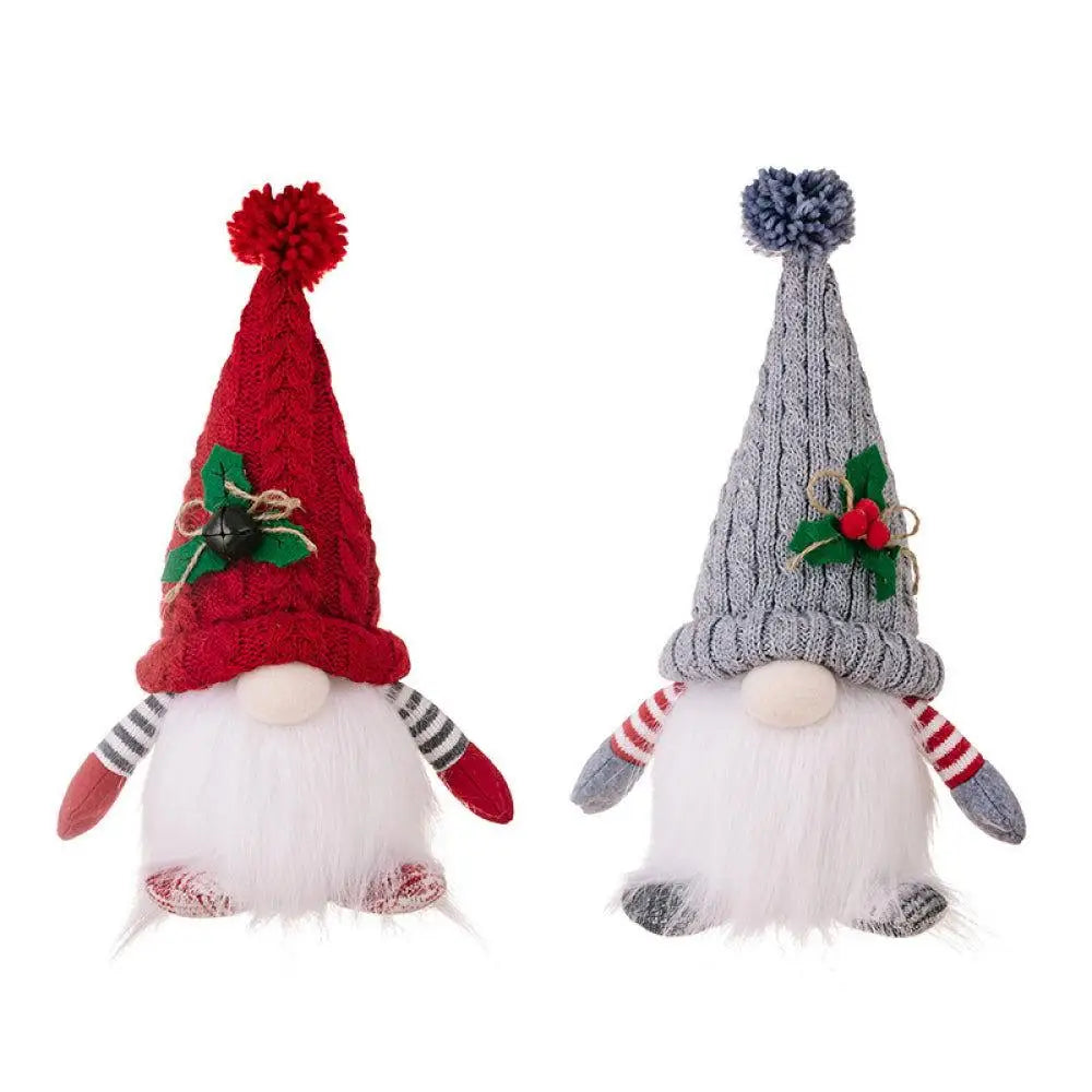 Enchanting Light-Up Short Leg Faceless Gnomes for Christmas Cheer