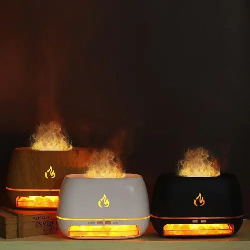 Experience Enchantment with the Salt Stone Simulation Flame Diffuser 