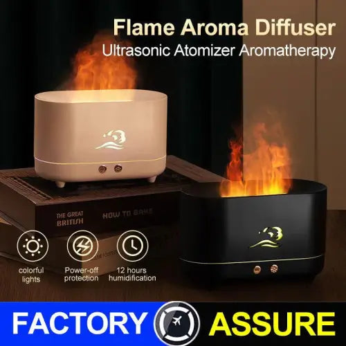 Experience Serenity with the White Flame Humidifier USB Aromatherapy Machine