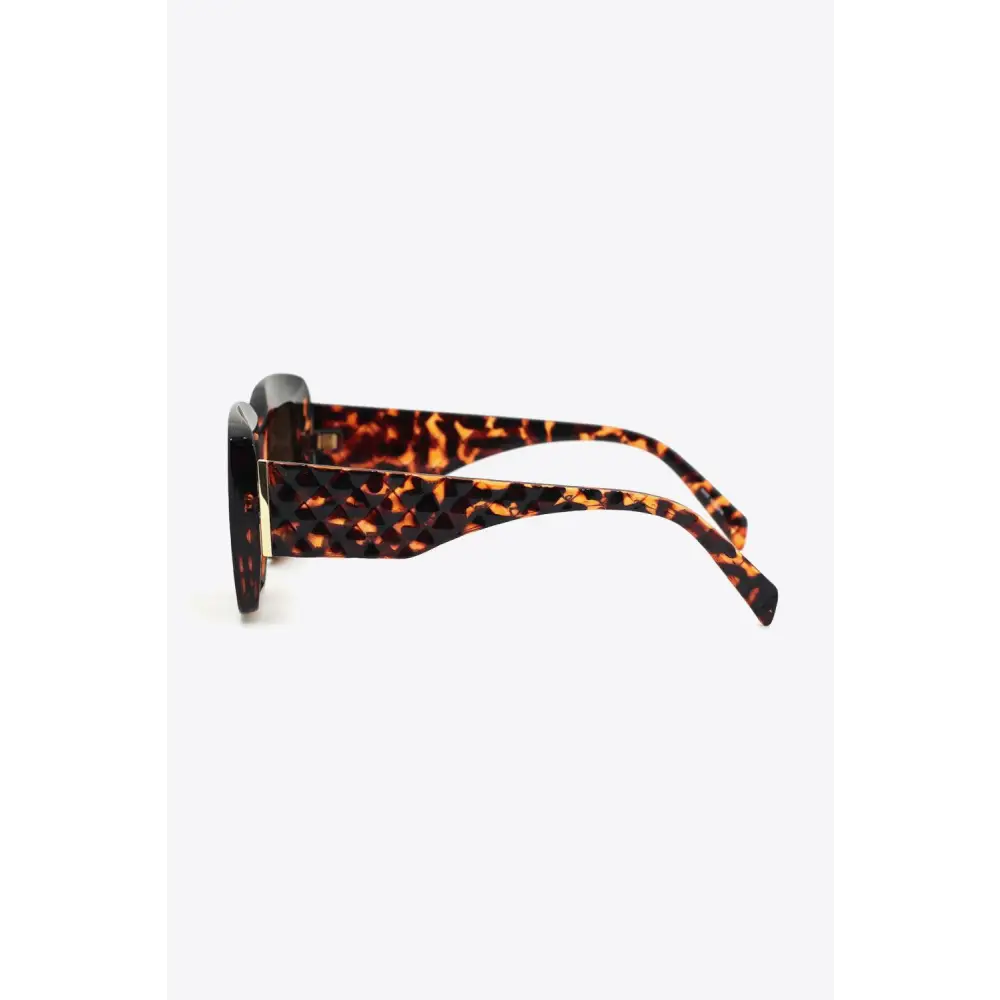 Fabulous Tortoiseshell Square Polycarbonate UV400 Sunglasses