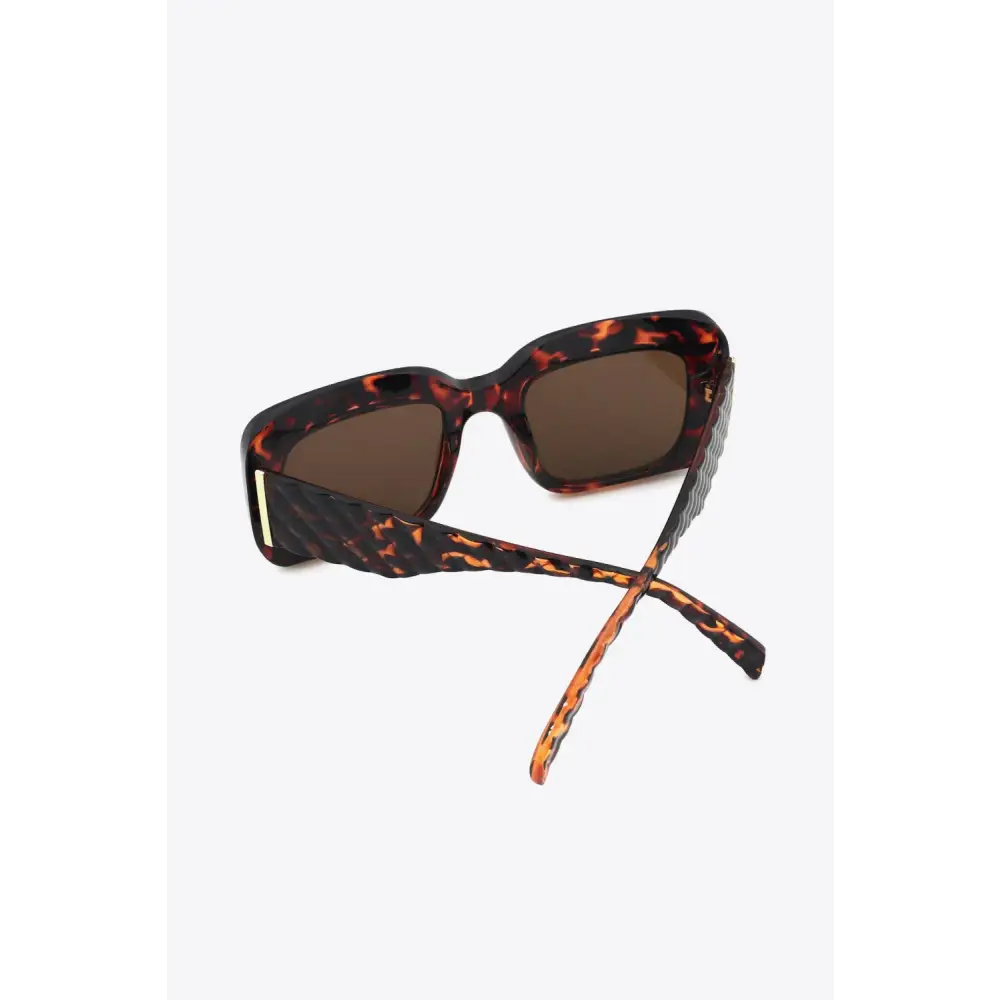 Fabulous Tortoiseshell Square Polycarbonate UV400 Sunglasses