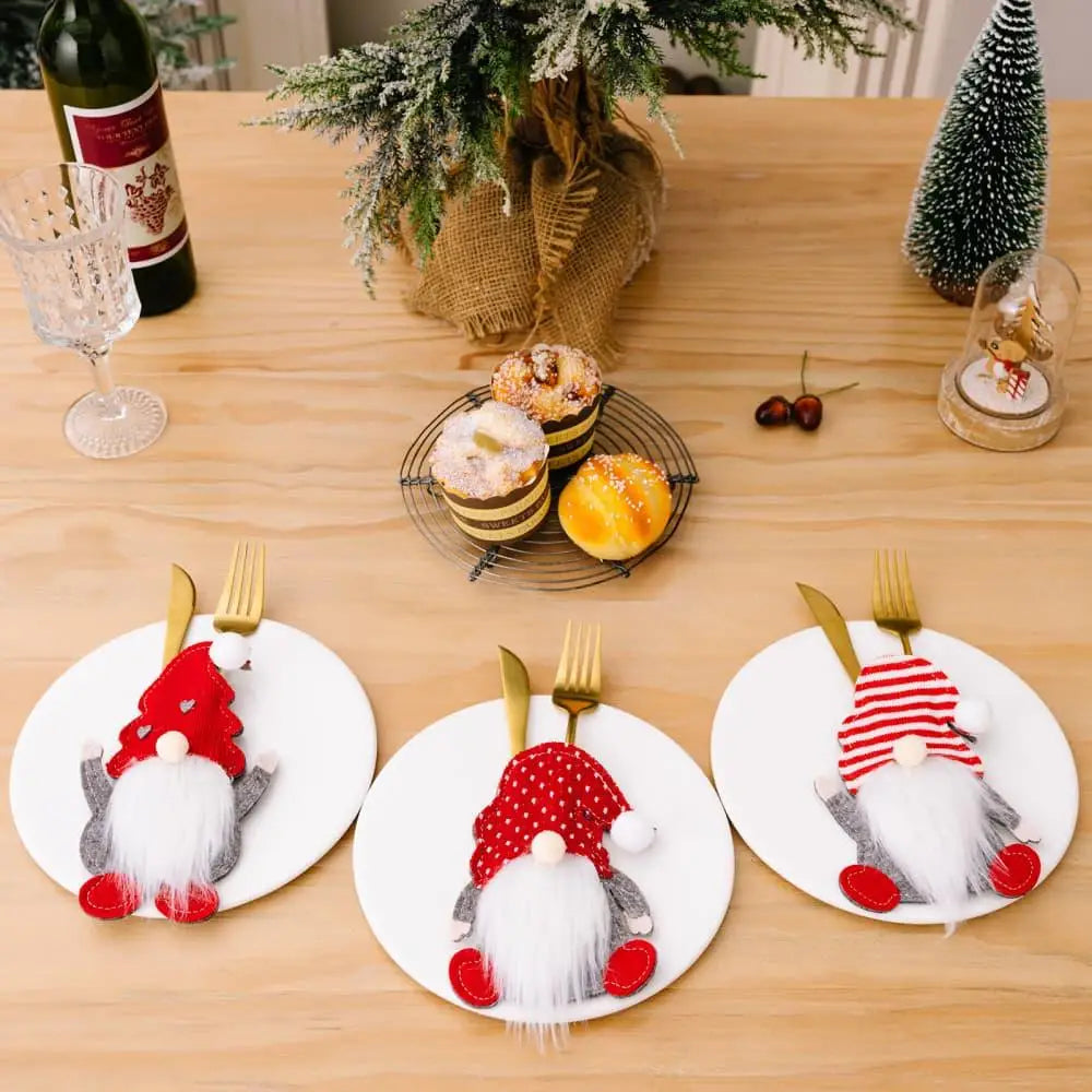 Faceless Gnome Cutlery Holders