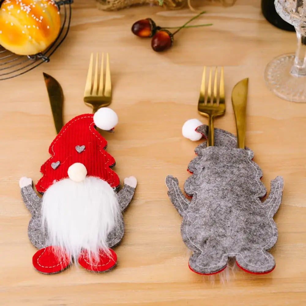 Faceless Gnome Cutlery Holders