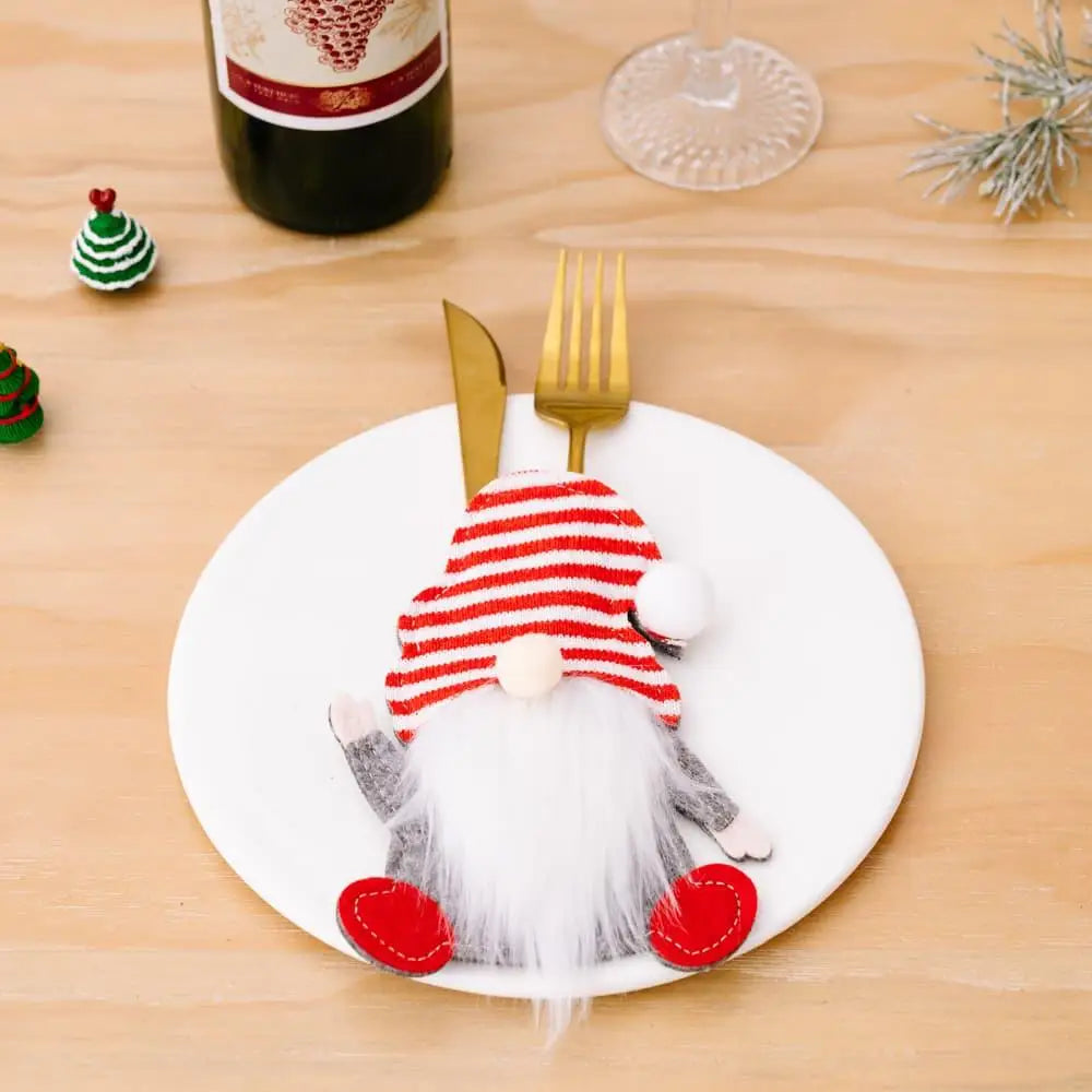 Faceless Gnome Cutlery Holders