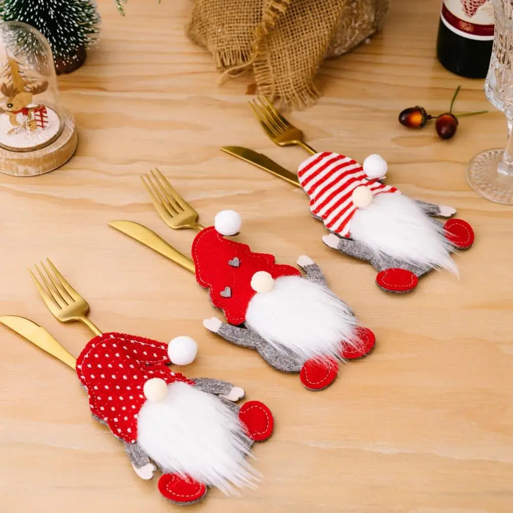 Faceless Gnome Cutlery Holders