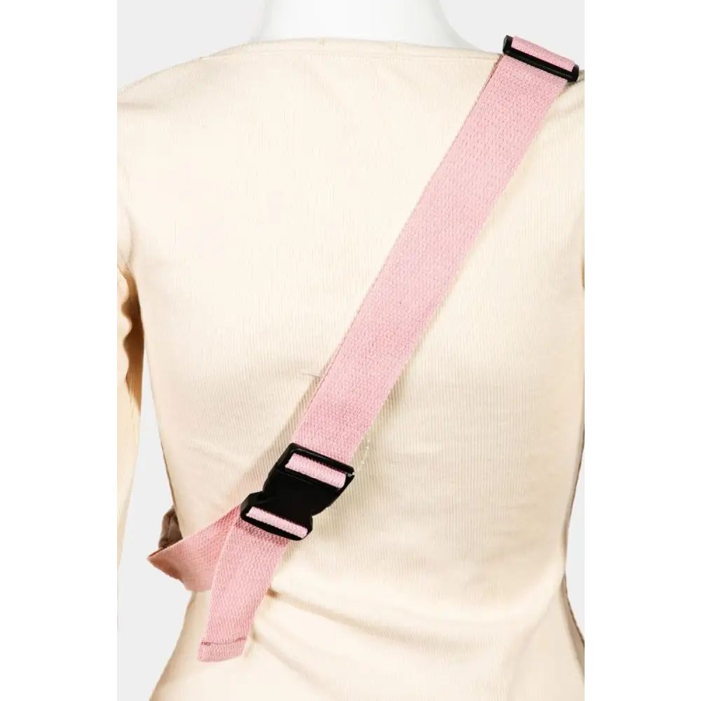 Fame Adjustable Strap Sling Bag Pink Fanny Pack