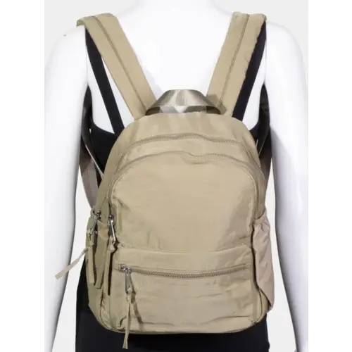 Fame Nylon Multi Pocket Backpack Bag - CM Fashion