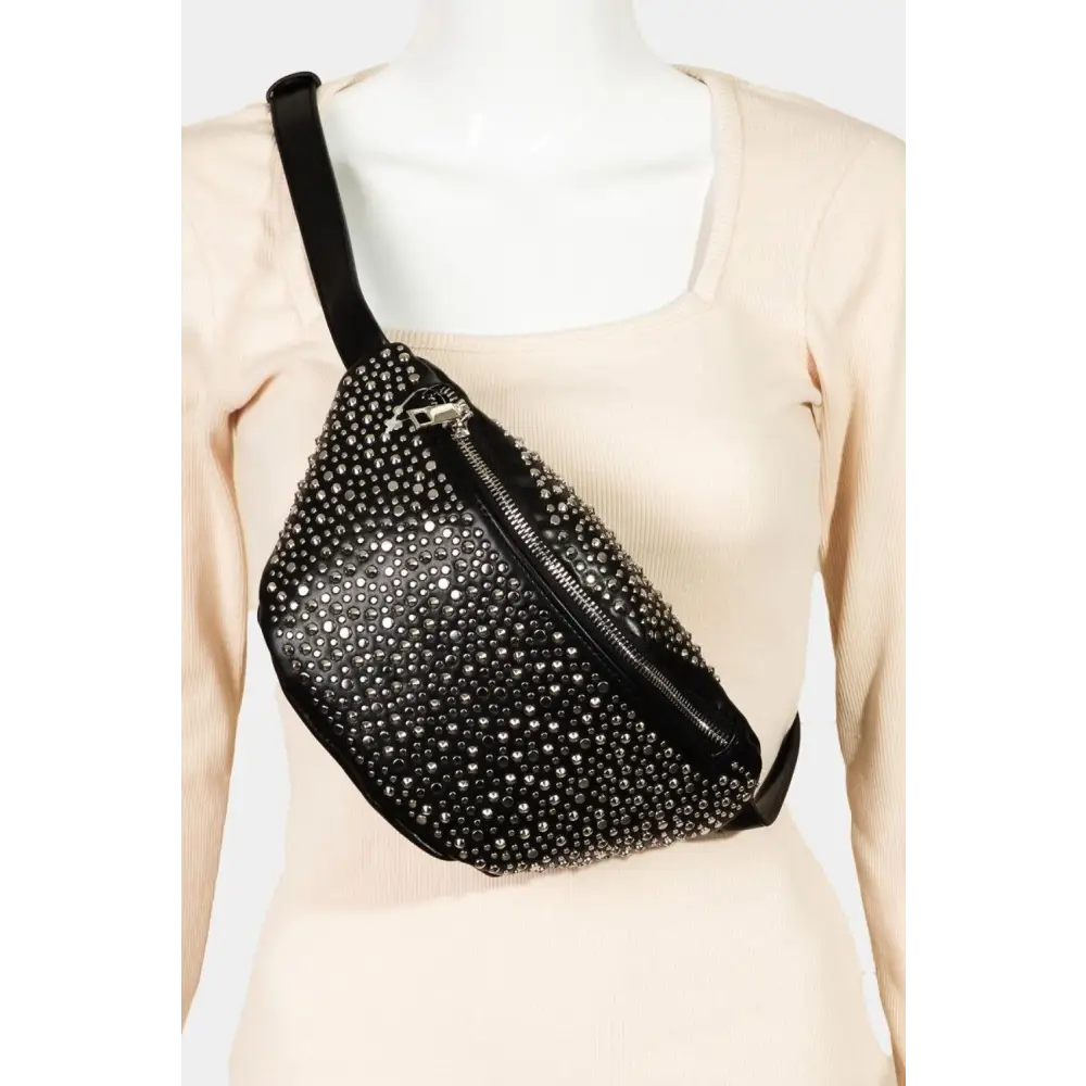 Fame Studded Crossbody Sling Vibrant Fanny Pack Original Tags