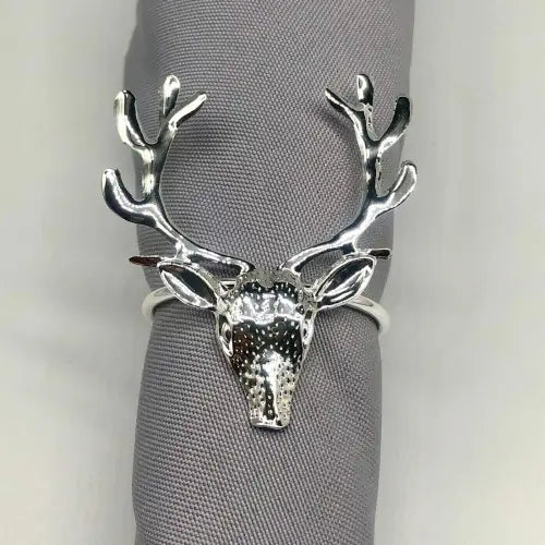 Festive Alloy Reindeer Holders for Stylish Christmas Table Decor