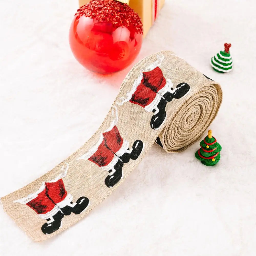 Festive Christmas Polyester Ribbon Rolls for Unique Holiday Gifts