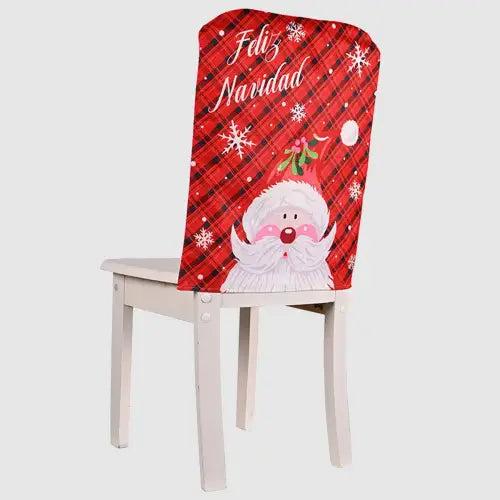 Festive Santa Christmas Chair Cover Brings Holiday Cheer