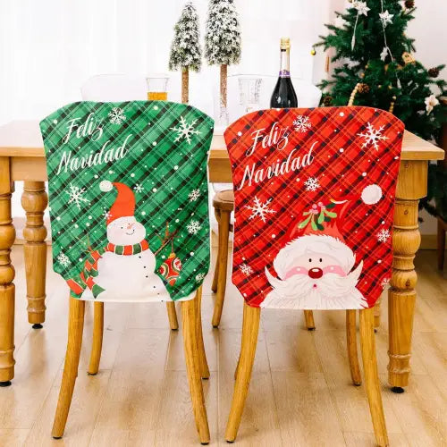 Festive Santa Christmas Chair Cover Brings Holiday Cheer