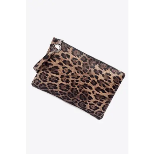Leopard PU Leather Clutch - CM Fashion