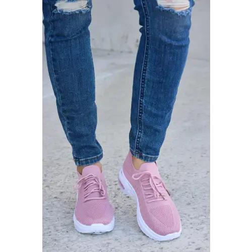 Forever Link Breathable Mesh Pink Sneakers for Athletic Style