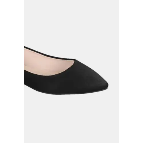 Forever Link Pointy Toe Slip On Flat Loafers Elegant Suede Comfort