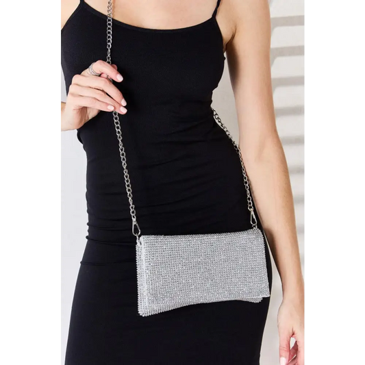 Forever Link Rhinestone Crossbody Bag - CM Fashion