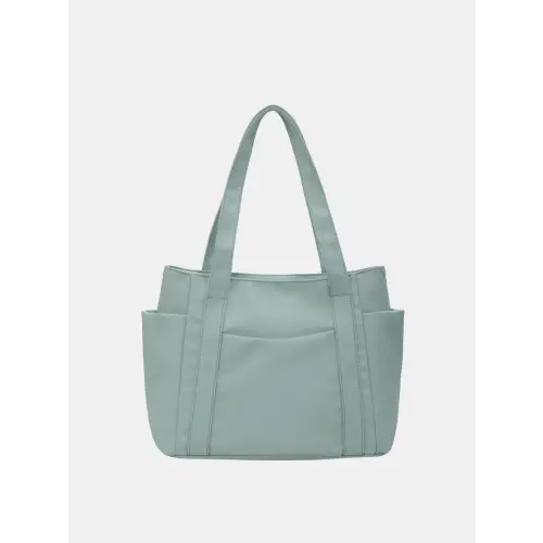 Fresh Mint Green Oxford Cloth Tote Bag