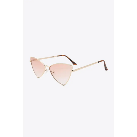 Metal Frame Cat-Eye Sunglasses - CM Fashion