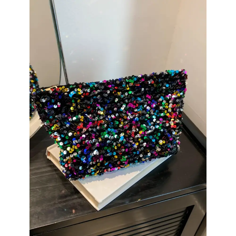 Glam Up Your Style with Yeppi Sequin Clutch Purses and Quick Delivery