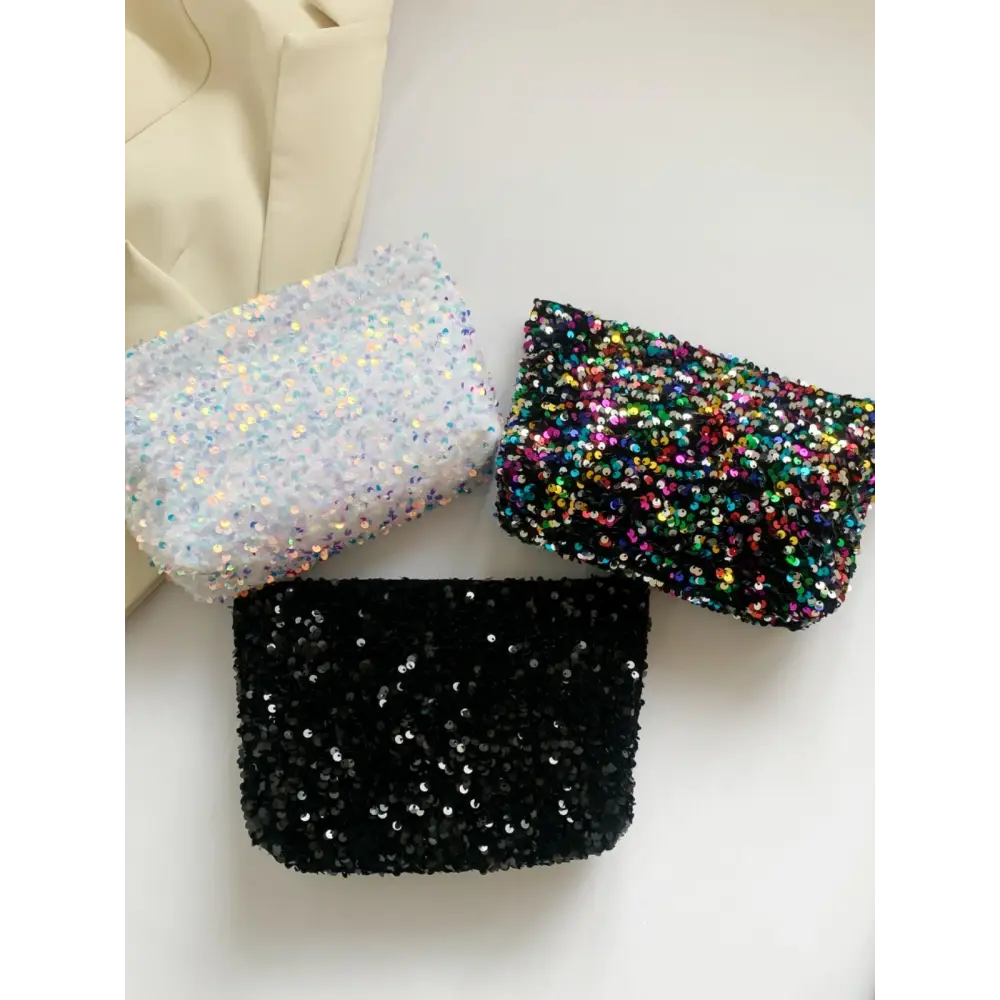 Glam Up Your Style with Yeppi Sequin Clutch Purses and Quick Delivery