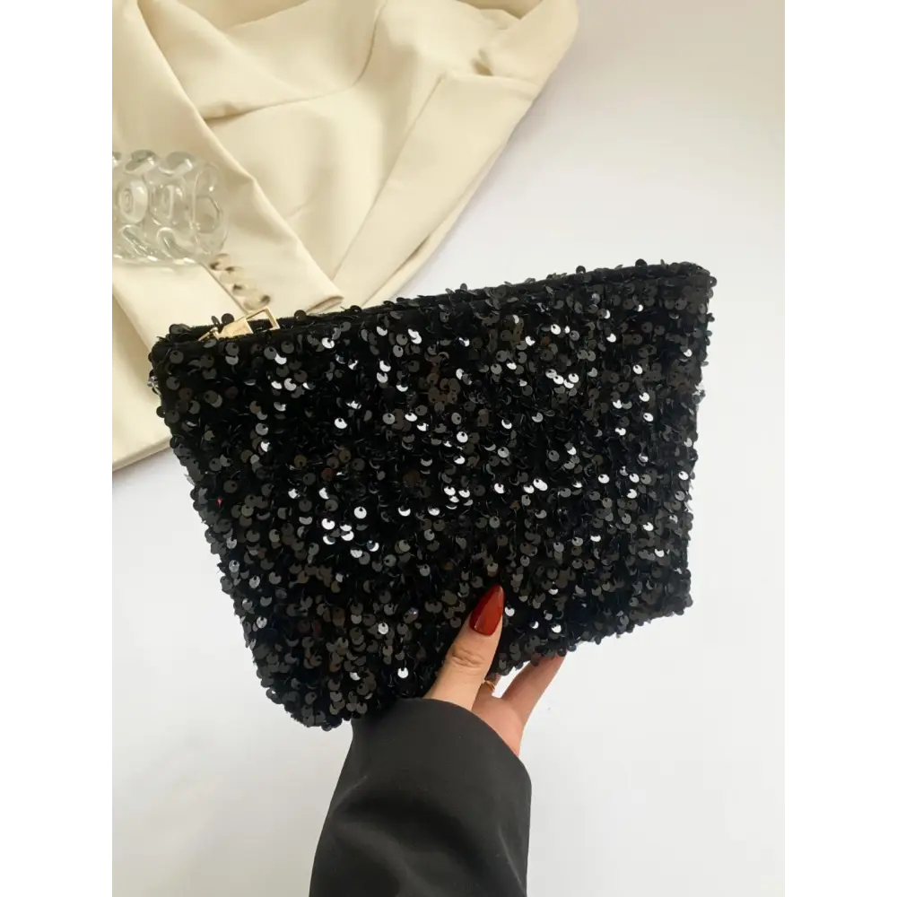 Glam Up Your Style with Yeppi Sequin Clutch Purses and Quick Delivery