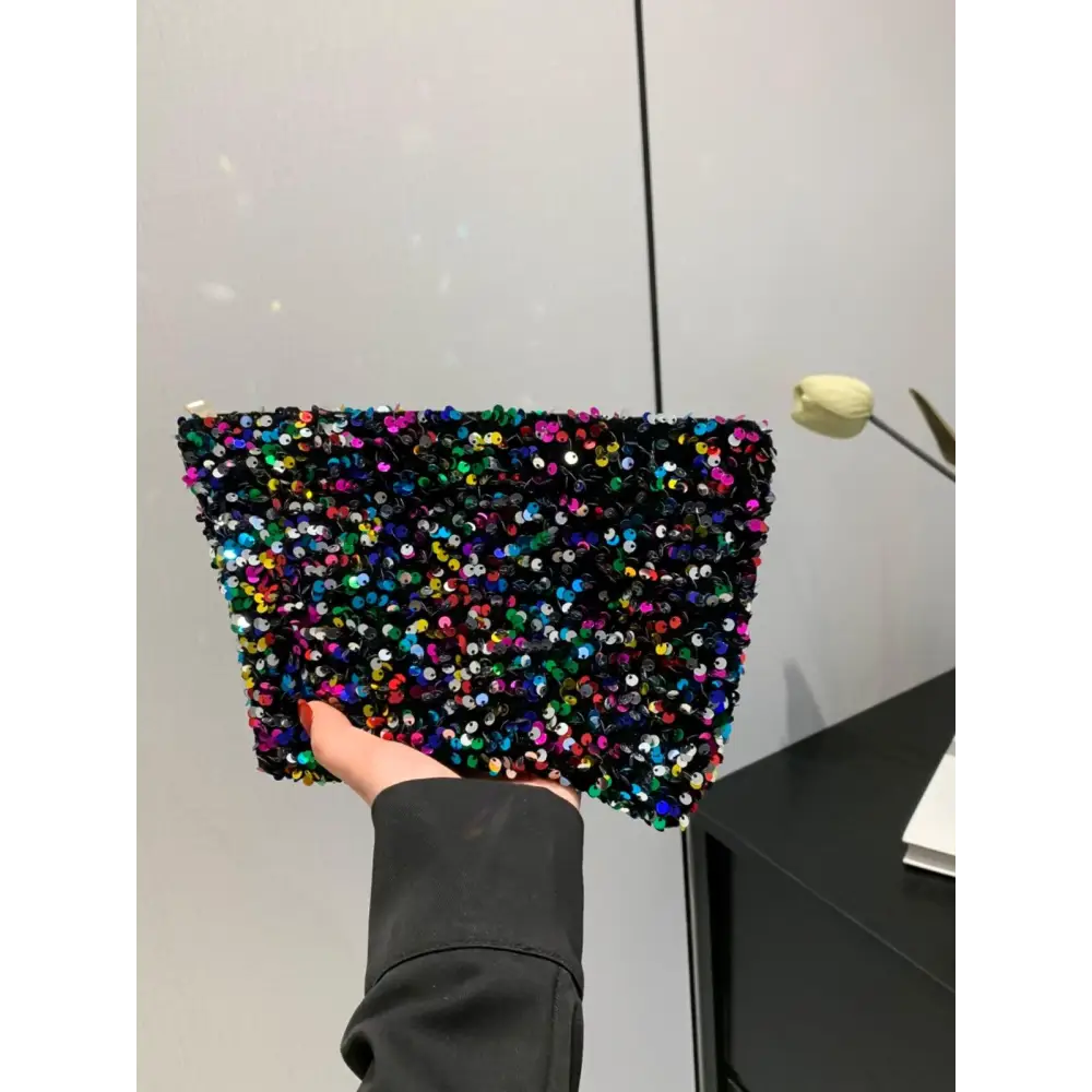 Glam Up Your Style with Yeppi Sequin Clutch Purses and Quick Delivery