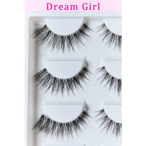 Glamorous Pink Beauty Faux Mink Lash Strips for Stunning Eyes